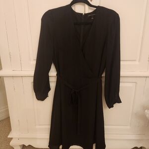 Banana Republic Black Mesh Dress